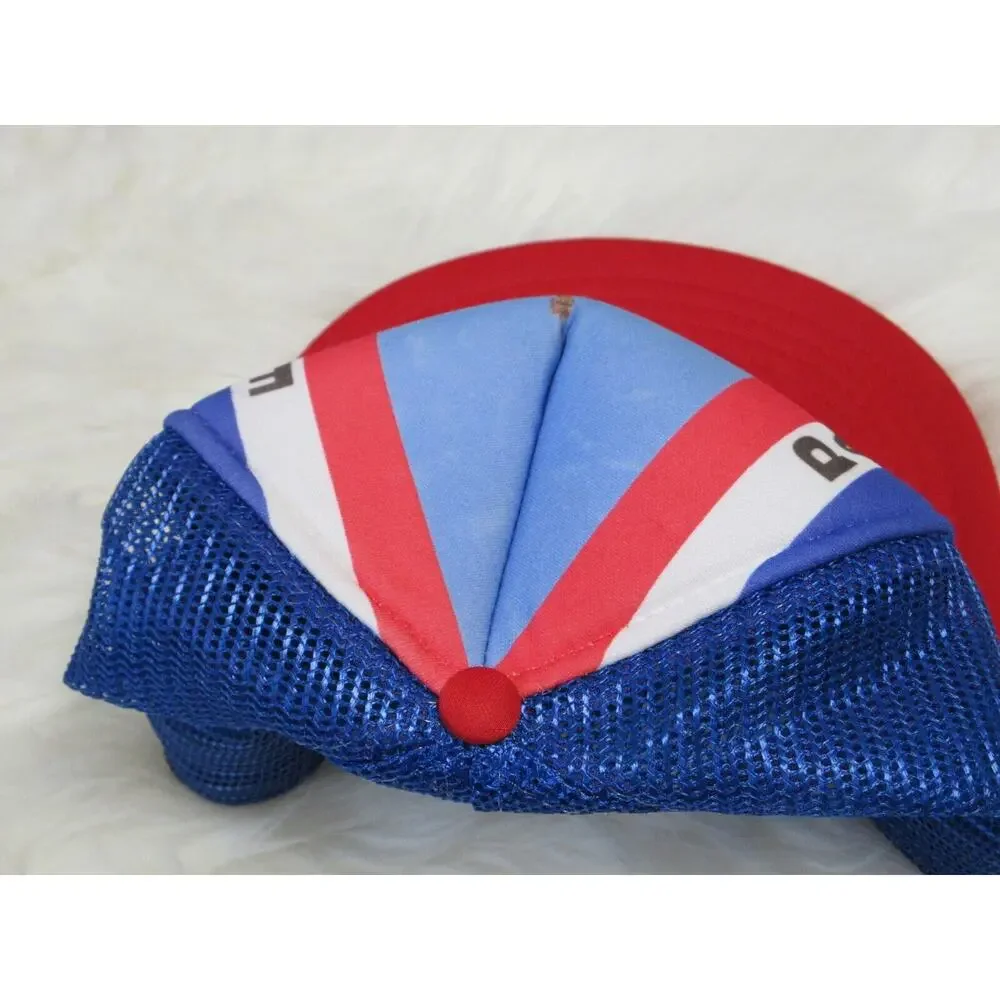 Vintage PARIS FRANCE EIFFEL TOWER Snapback Trucker Mesh Foam Hat EURO CAP